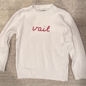 Ellsworth + Ivey Cream girls sweater
